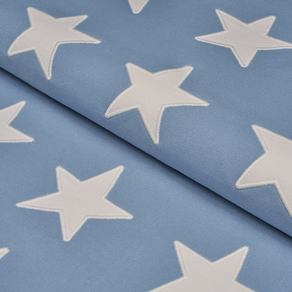 Purchase 87601 | Starfield Appliqué, Sky - Schumacher Fabric