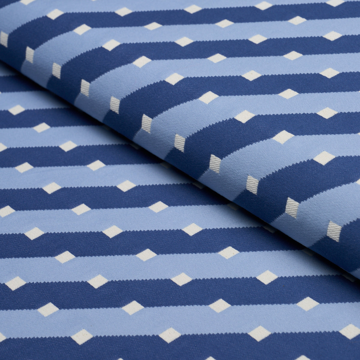 Purchase 87611 | Zilla Stripe, Blues - Schumacher Fabric