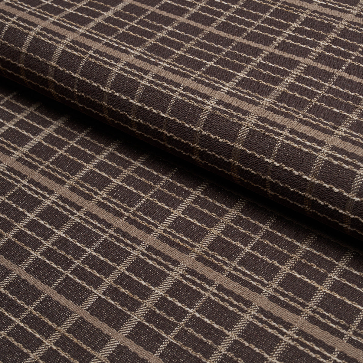 Purchase 87691 | Merrick Performance Plaid, Brown - Schumacher Fabric