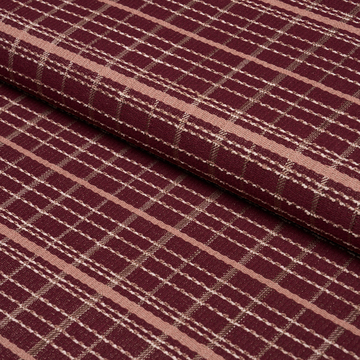 Purchase 87693 | Merrick Performance Plaid, Garnet - Schumacher Fabric