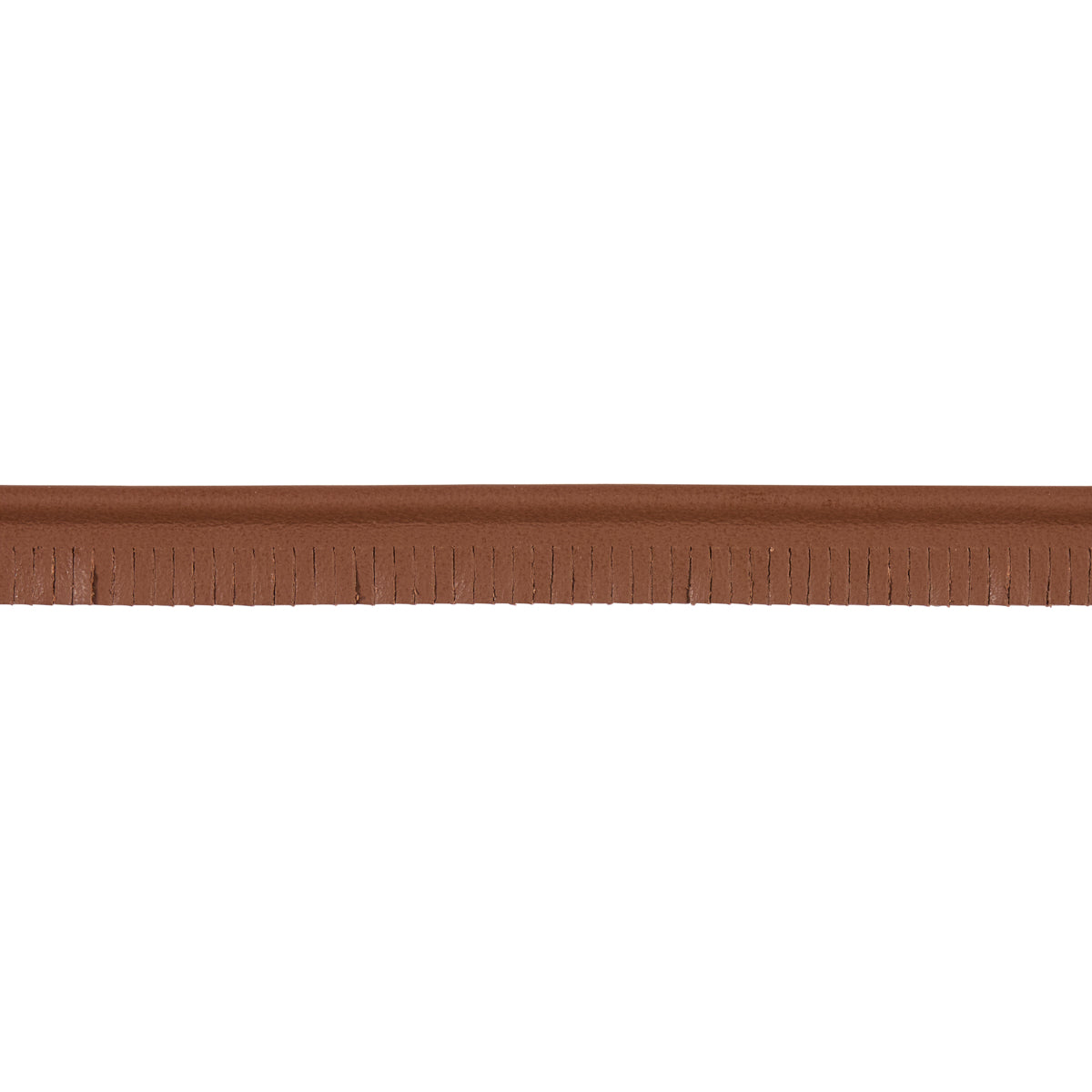Purchase 87744 | Burnham Narrow Leather Piping, Brown - Schumacher Trim