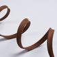 Purchase 87754 | Burnham Medium Leather Piping, Brown - Schumacher Trim