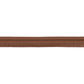 Purchase 87754 | Burnham Medium Leather Piping, Brown - Schumacher Trim