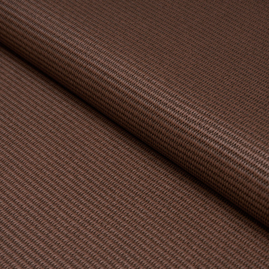 Purchase 87812 | Vegan Leather Basketweave In/Out, Chocolate - Schumacher Fabric