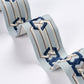 Purchase 87863 | Corinne Tape, Blue & White - Schumacher Trim
