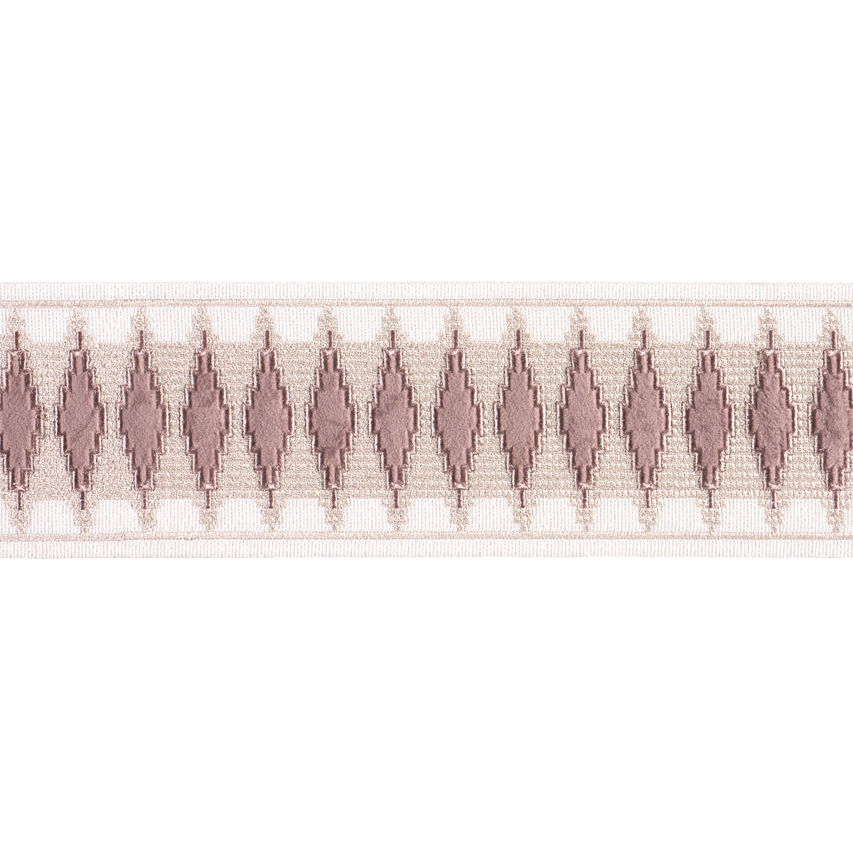Purchase 87870 | Mireille Velvet Tape, Rose Quartz - Schumacher Trim