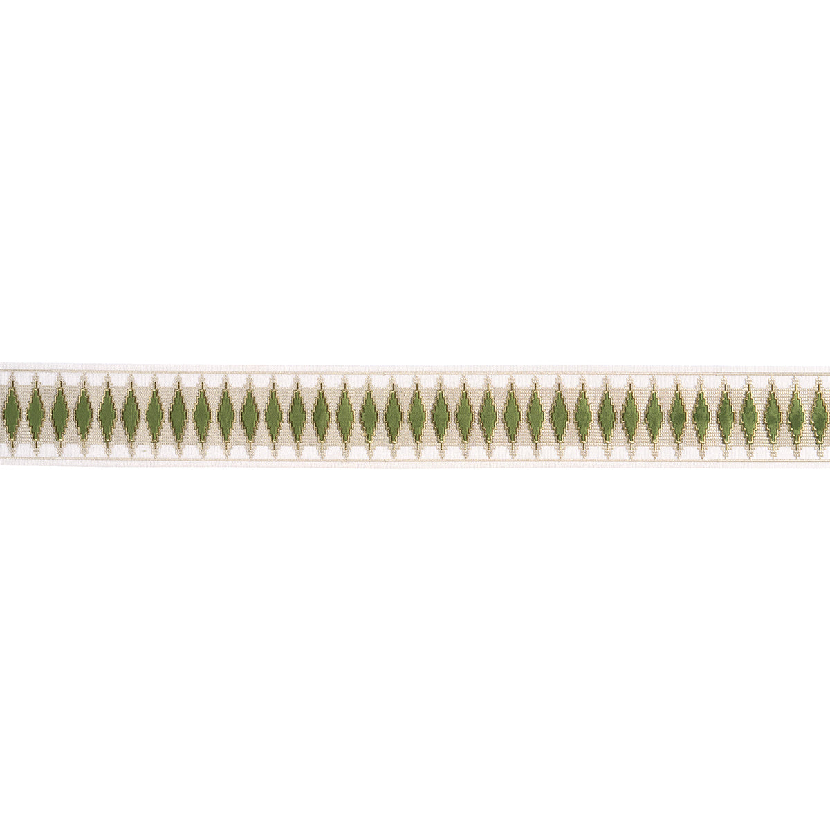 Purchase 87871 | Mireille Velvet Tape, Moss - Schumacher Trim