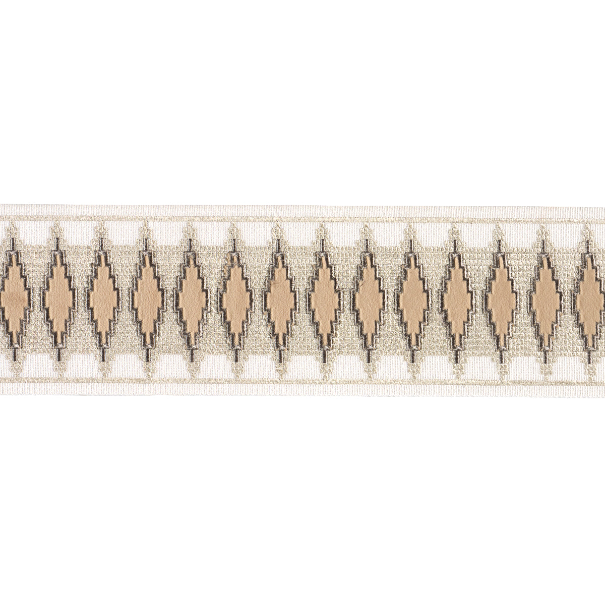 Purchase 87872 | Mireille Velvet Tape, Neutral - Schumacher Trim