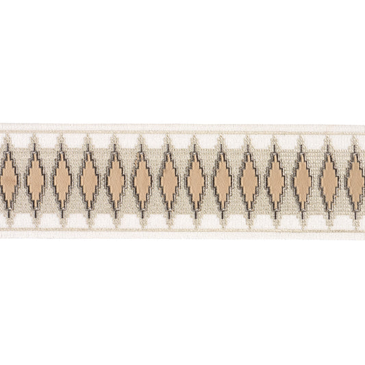 Purchase 87872 | Mireille Velvet Tape, Neutral - Schumacher Trim
