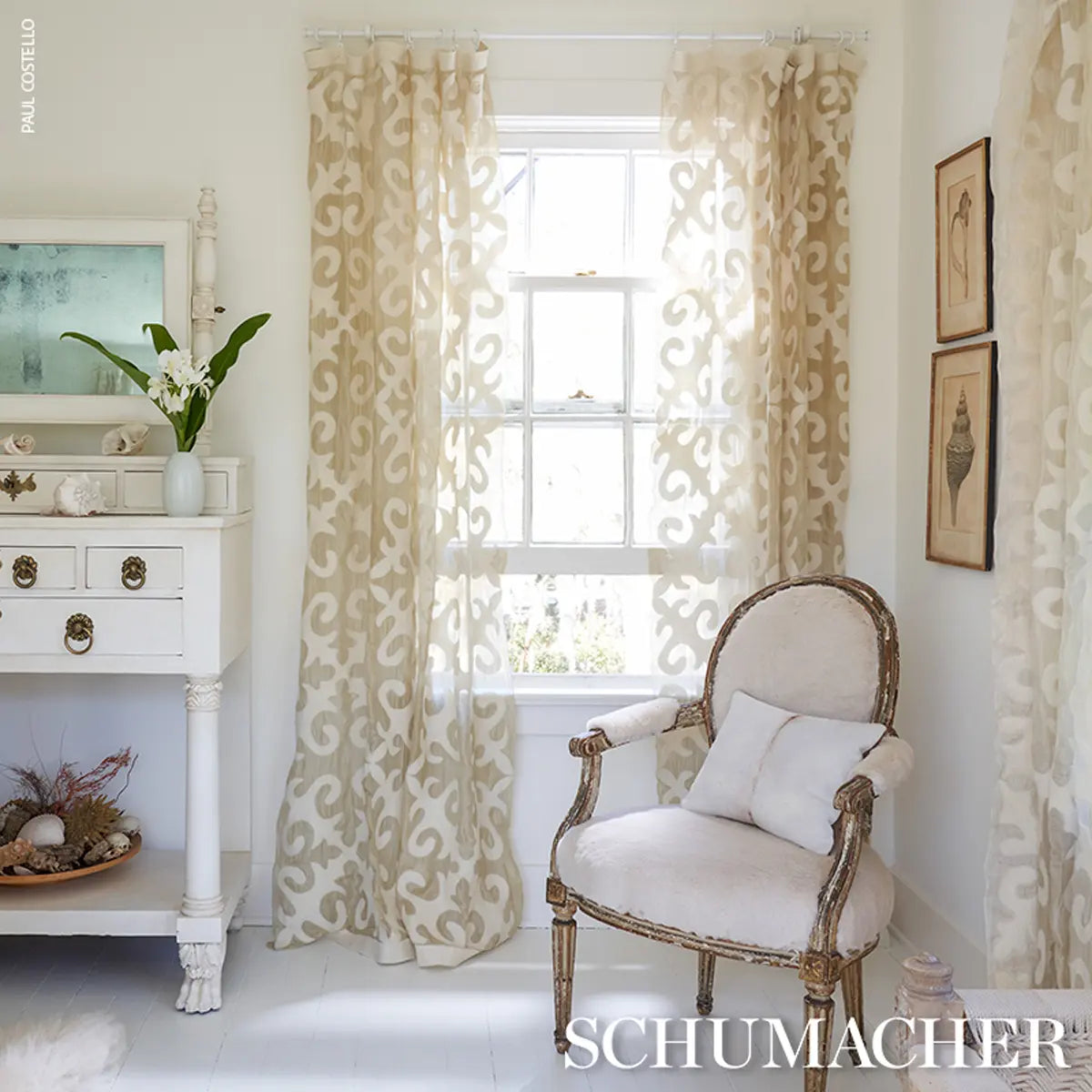 Purchase 87990 | Kyrgyzstan Wool Silk, Oyster & Natural - Schumacher Fabric