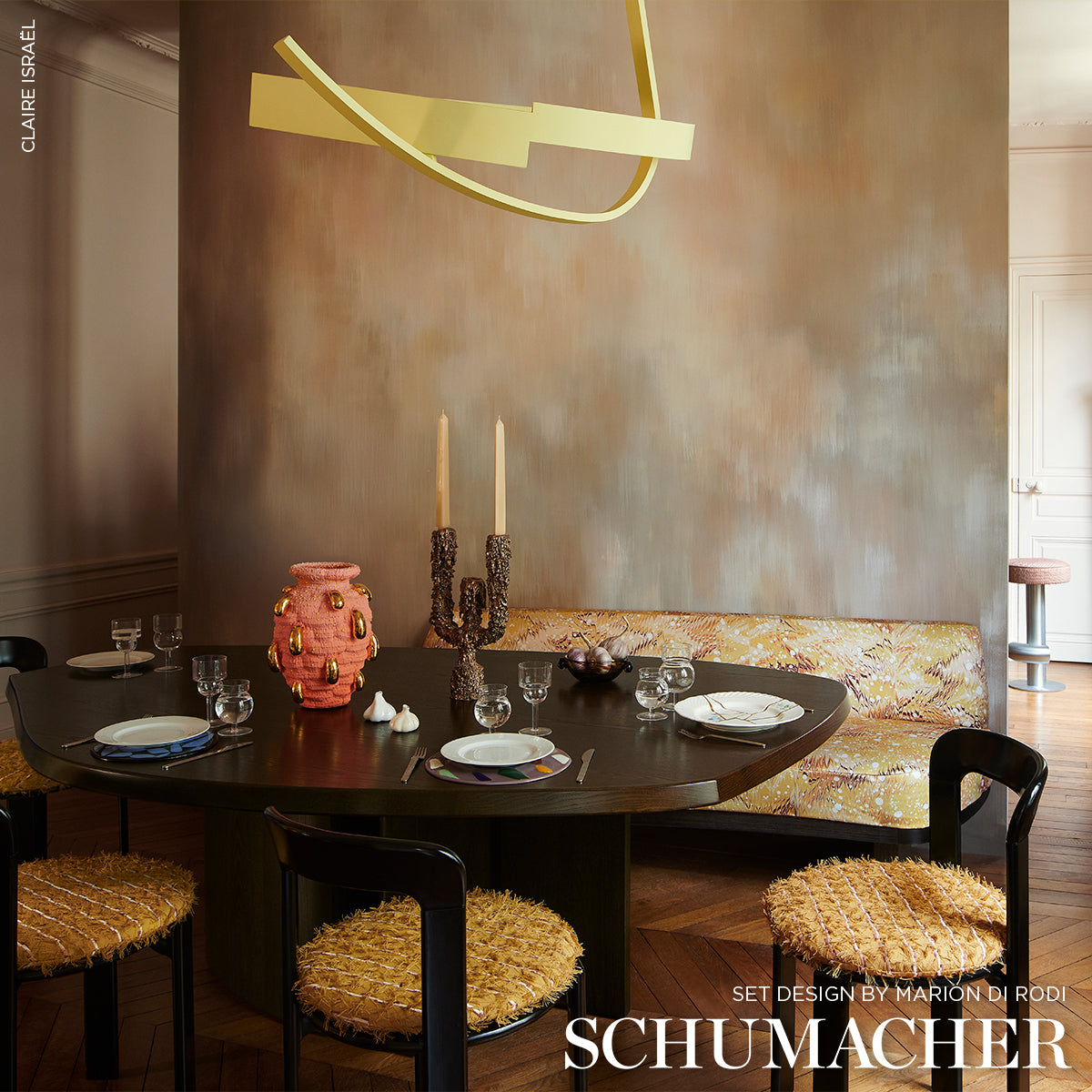 Purchase 88021 | Groove, Curry - Schumacher Fabric