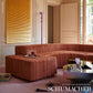 Purchase 88032 | Groove Cut Velvet, Coral Dawn - Schumacher Fabric