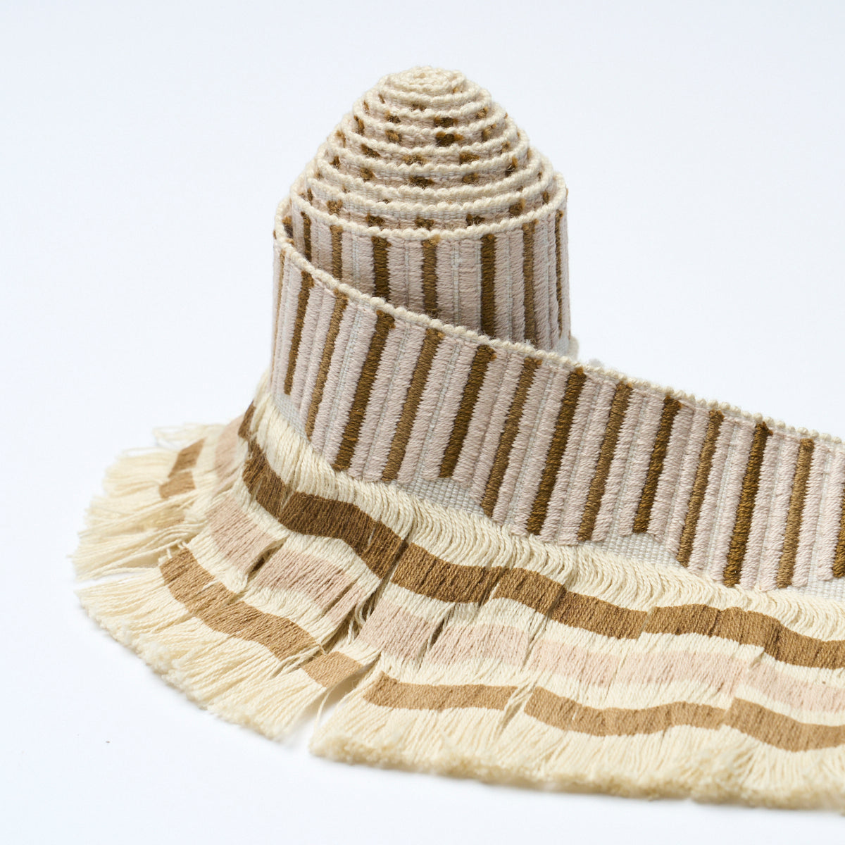 Purchase 88040 | Groove Fringe, Sand - Schumacher Trim