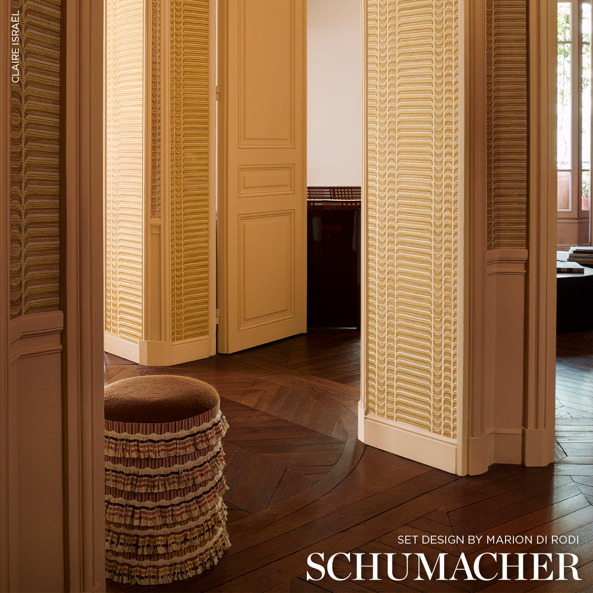 Purchase 88041 | Groove Fringe, Coral Dawn - Schumacher Trim
