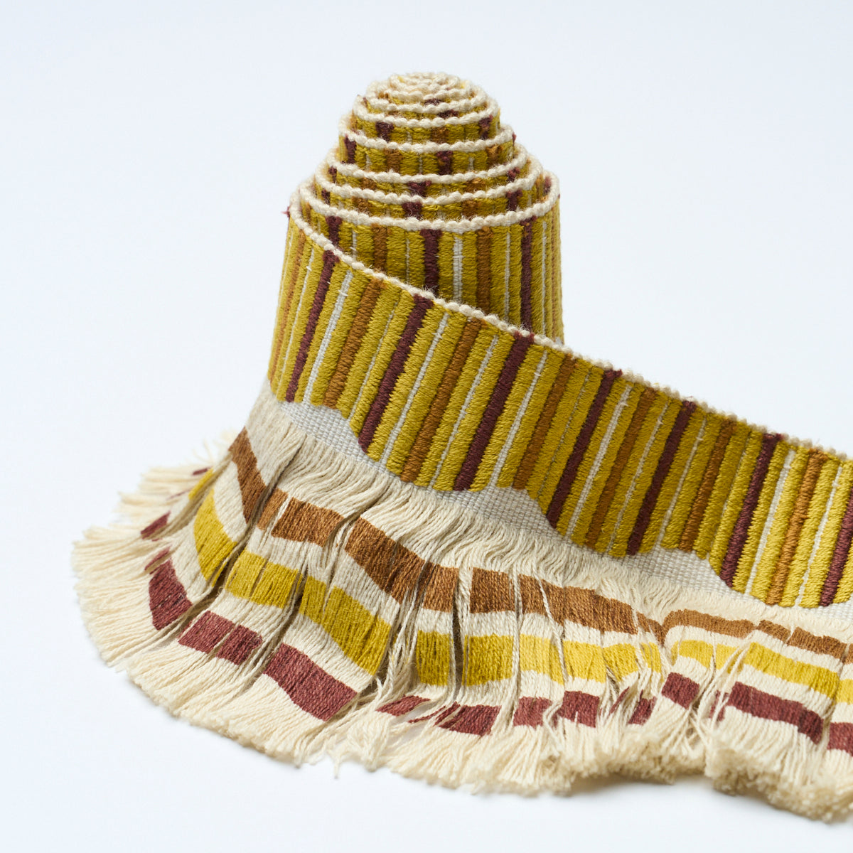 Purchase 88042 | Groove Fringe, Curry - Schumacher Trim