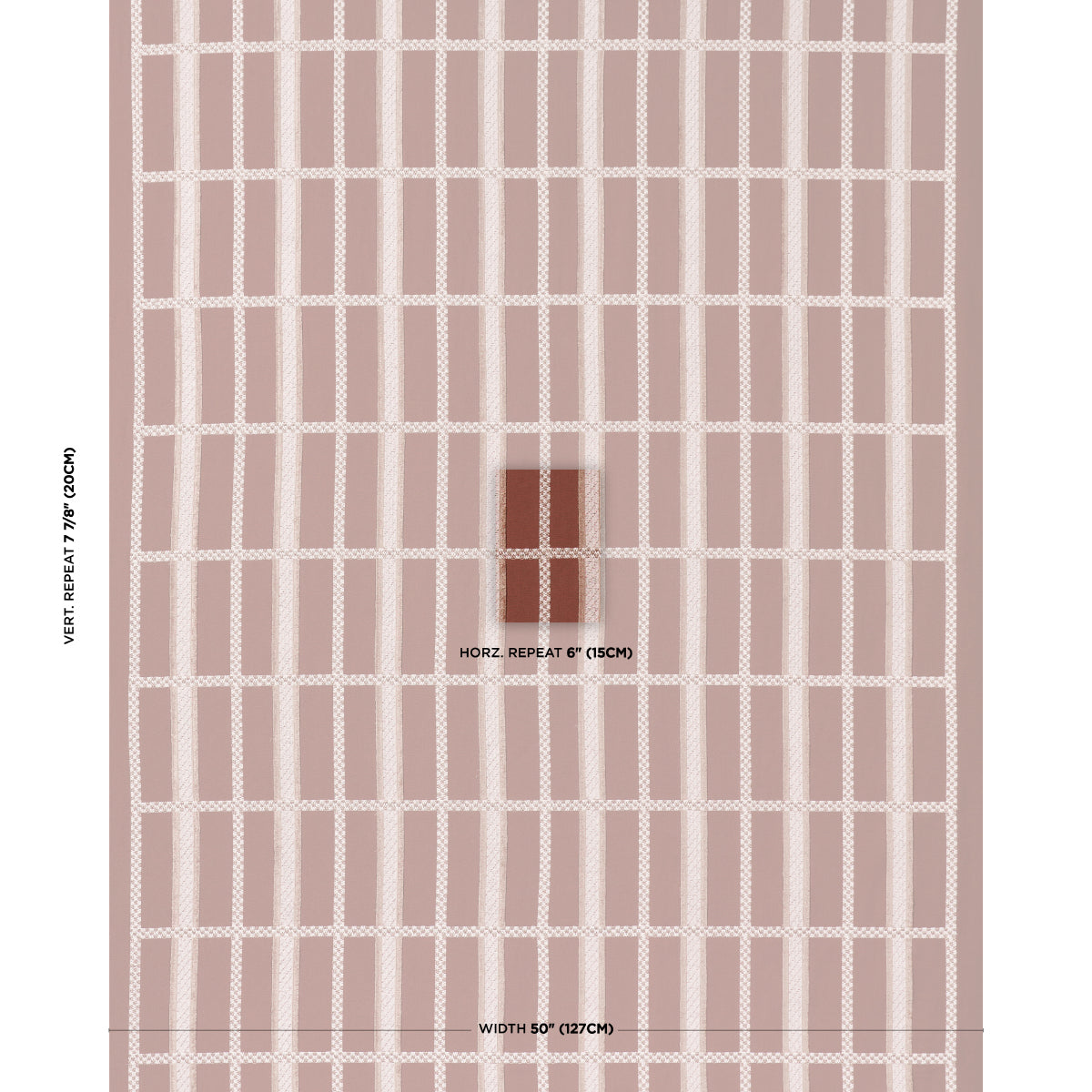Purchase 88050 | Jukebox, Terracotta - Schumacher Fabric