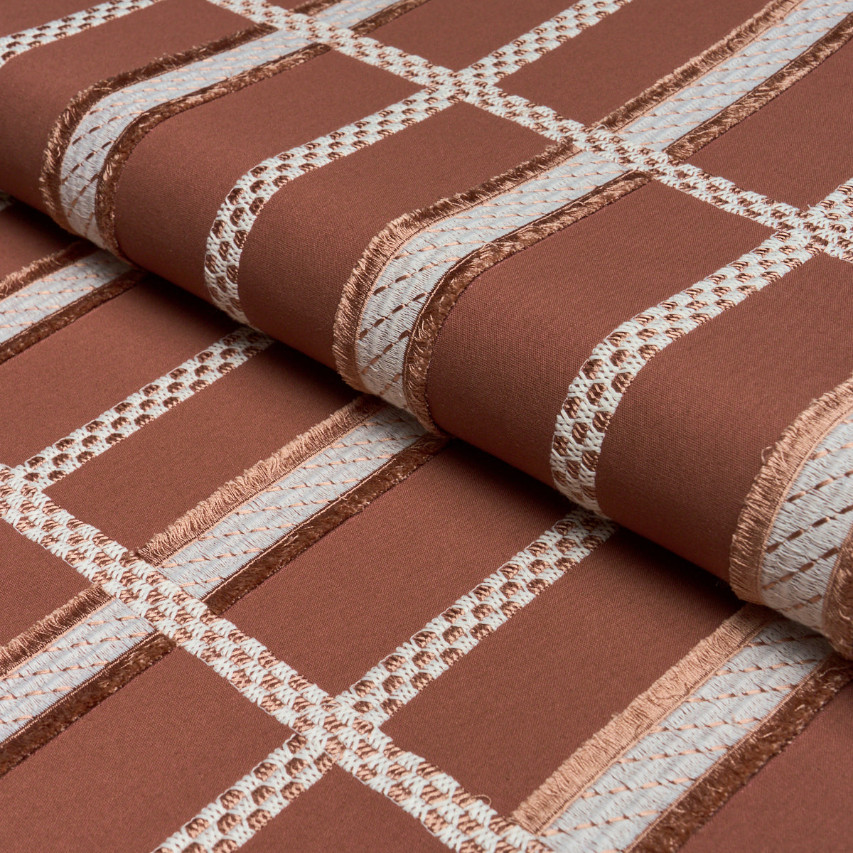 Purchase 88050 | Jukebox, Terracotta - Schumacher Fabric