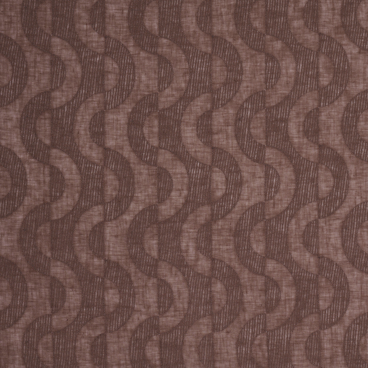 Purchase 88091 | Stay In Tune Sheer, Terracotta - Schumacher Fabric
