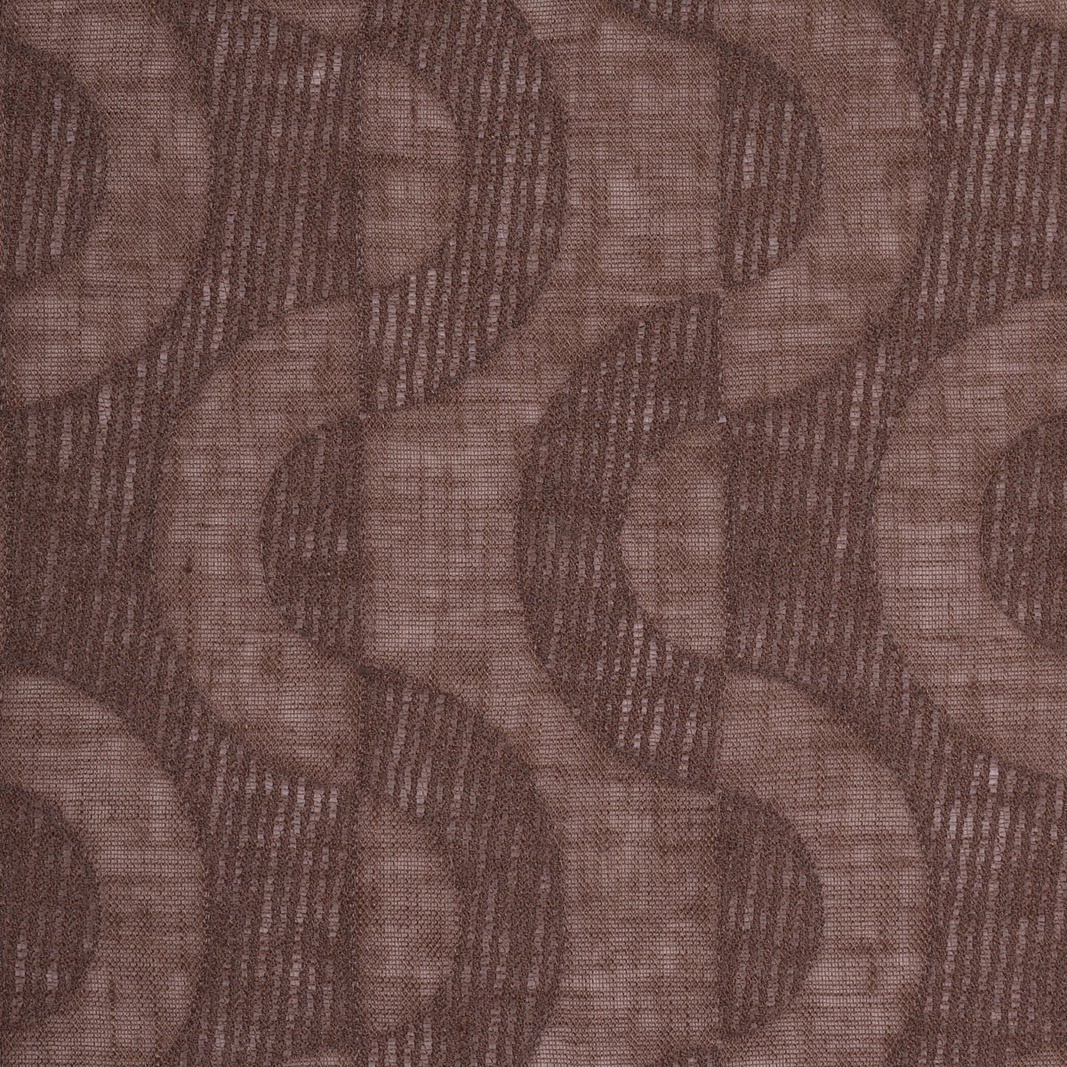 Purchase 88091 | Stay In Tune Sheer, Terracotta - Schumacher Fabric