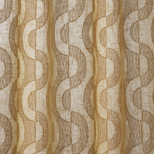 Purchase 88092 | Stay In Tune Sheer, Curry - Schumacher Fabric