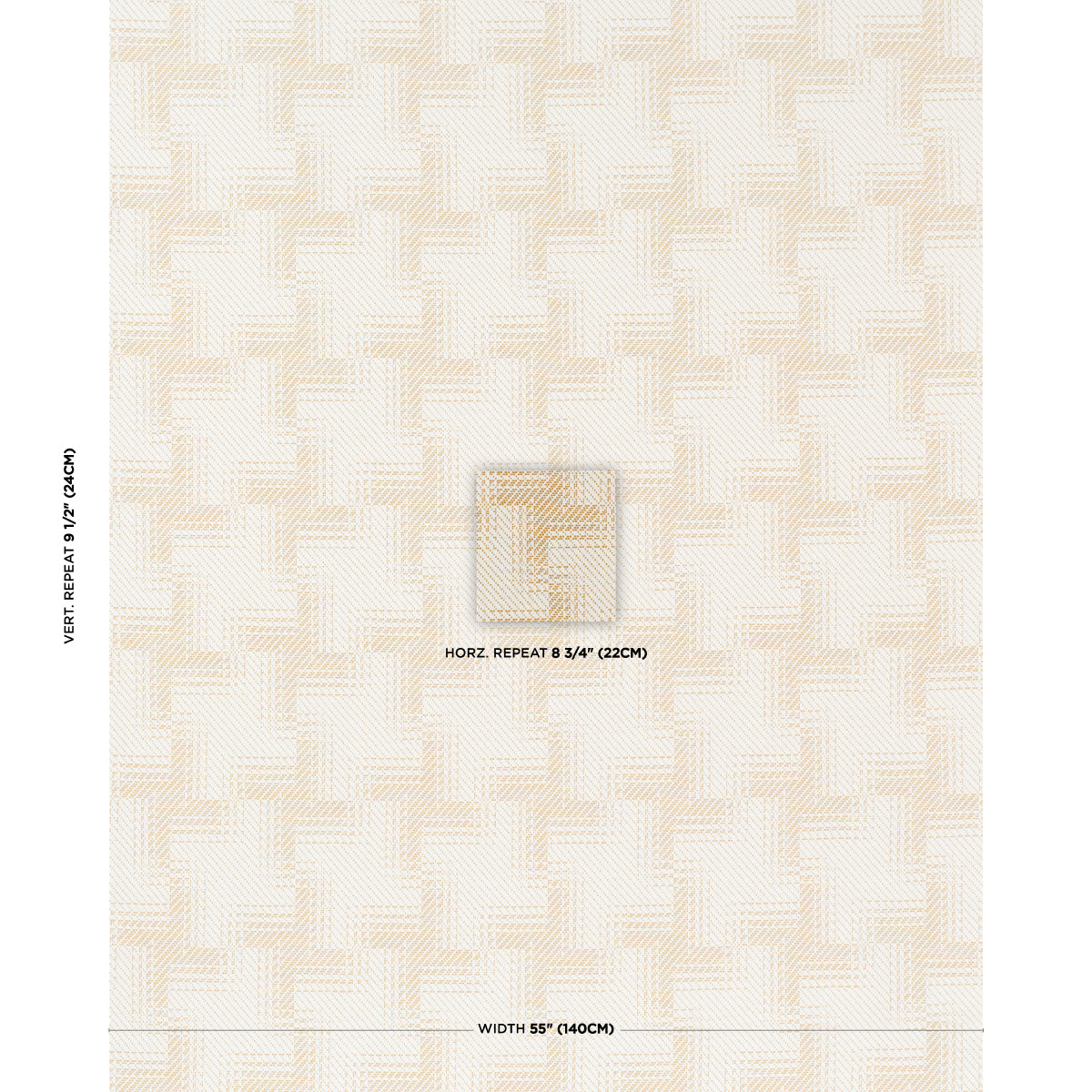 Purchase 88111 | Vibrato Houndstooth, Antique Gold - Schumacher Fabric