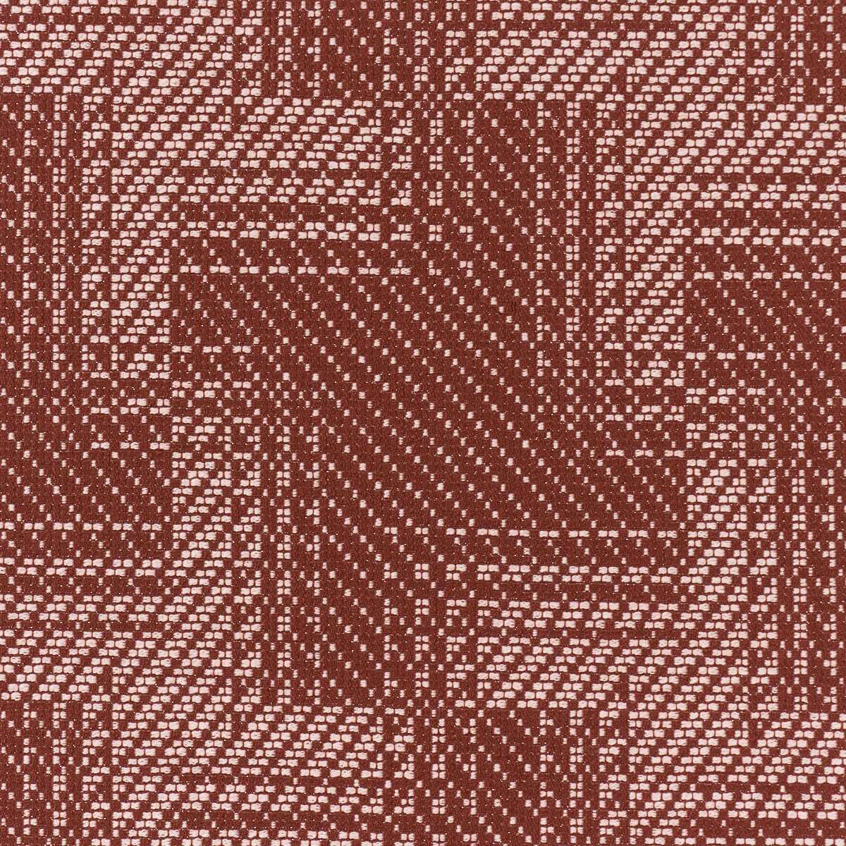 Purchase 88112 | Vibrato Houndstooth, Terracotta - Schumacher Fabric