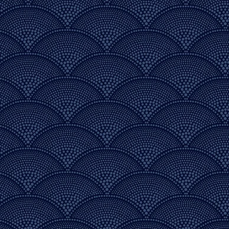 Sample 89/4019 Feather Fan Blue Polka Dots Cole and Son Wallpaper