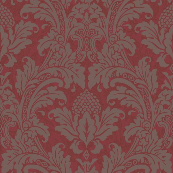 Find 94/6034 Cs Blake Red And Silver By Cole and Son Wallpaper