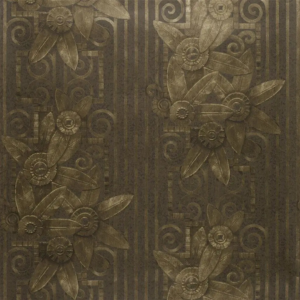PRL5012/04 | Fleur Moderne Bronze - Ralph Lauren Wallpaper