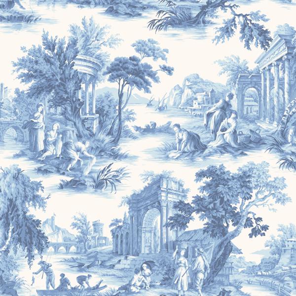 Acquire 99/1001 Cs Villandry Cobalt Blue By Cole and Son Wallpaper