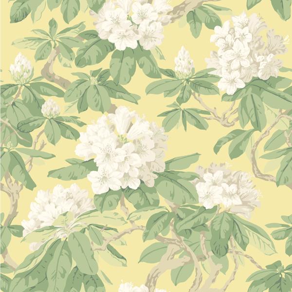 Select 99/4021 Cs Bourlie Pale Lemon By Cole and Son Wallpaper
