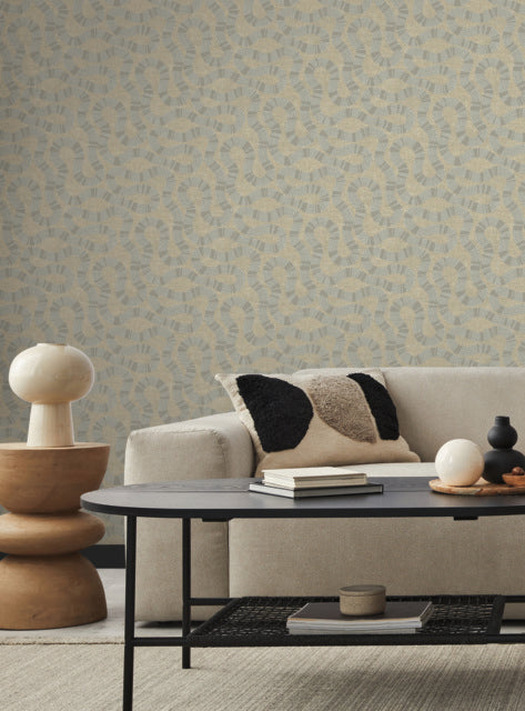 Purchase Ab3003 | Artifacts, Ophidia Taupe - Antonina Vella Wallpaper