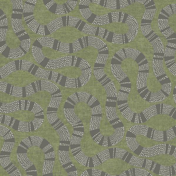 Purchase Ab3005 | Artifacts, Ophidia Olive - Antonina Vella Wallpaper