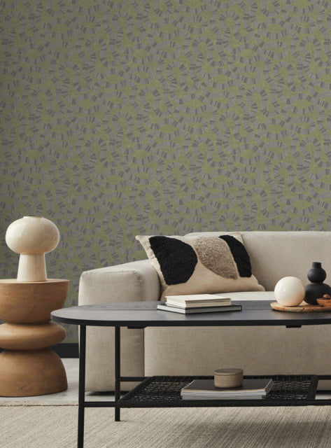 Purchase Ab3005 | Artifacts, Ophidia Olive - Antonina Vella Wallpaper