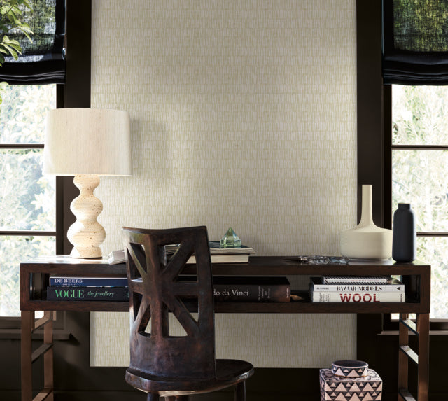 Purchase Ab3041 | Artifacts, Thatched Taupe - Antonina Vella Wallpaper