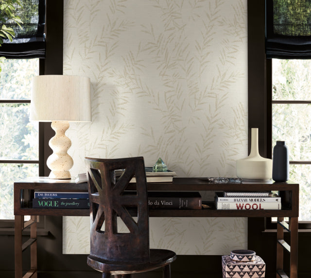 Purchase Ab3065 | Artifacts, Allerton Bamboo Alabaster - Antonina Vella Wallpaper