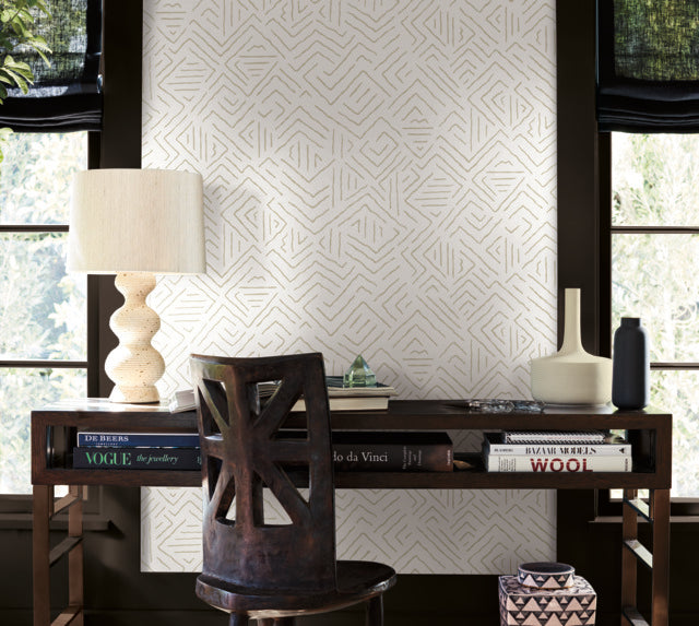 Purchase Ab3085 | Artifacts, Sirih Beige - Antonina Vella Wallpaper