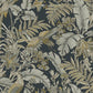 Purchase Ab3104 | Artifacts, Heronwood Black - Antonina Vella Wallpaper