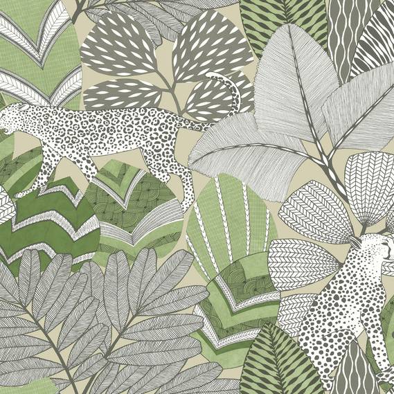 Purchase Ab3114 | Artifacts, Namiri Green - Antonina Vella Wallpaper