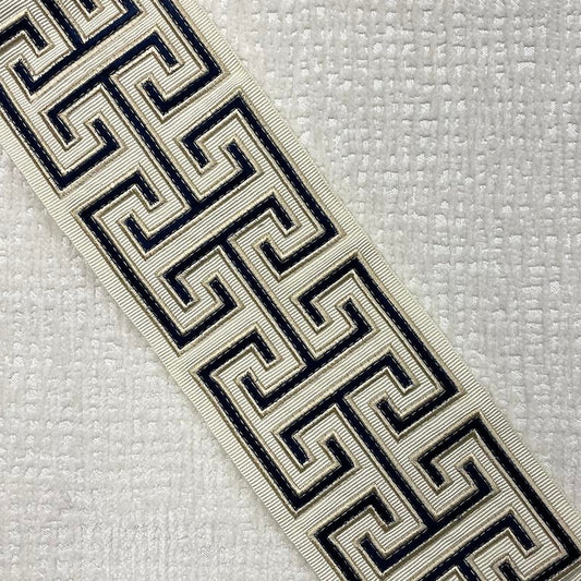 Acquire 9384 Adler Tape Navy Blue Magnolia Fabric