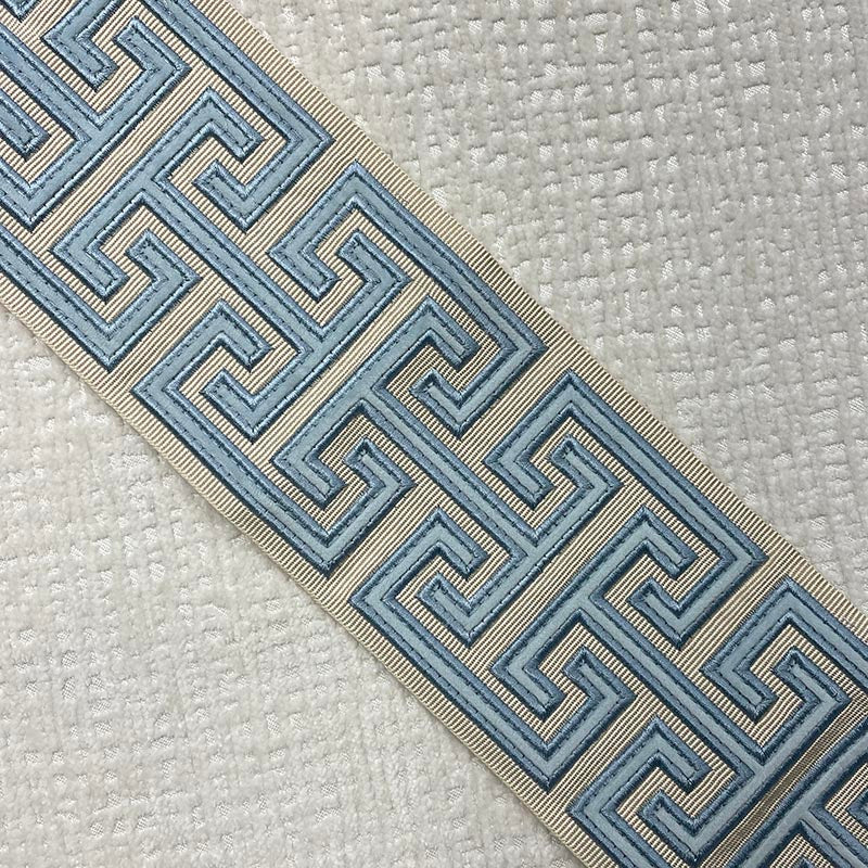 Sample 9387 Adler Tape Sky, Light Blue by Magnolia Fabric