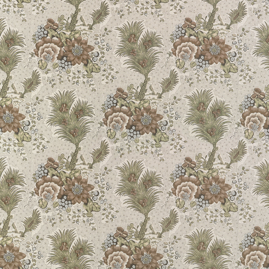 Purchase Anna French Fabric SKU# AF10714 pattern name Drexel Hill color name Brown.