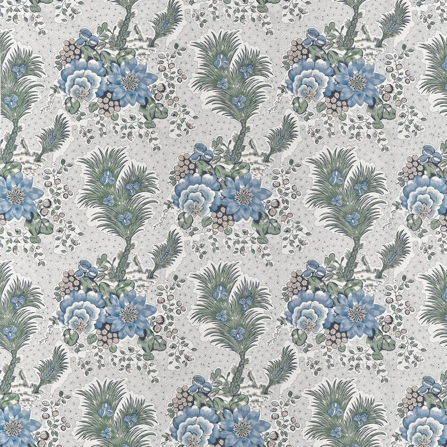 Select Anna French Fabric SKU AF10717 pattern name Drexel Hill color name Blue and Green.