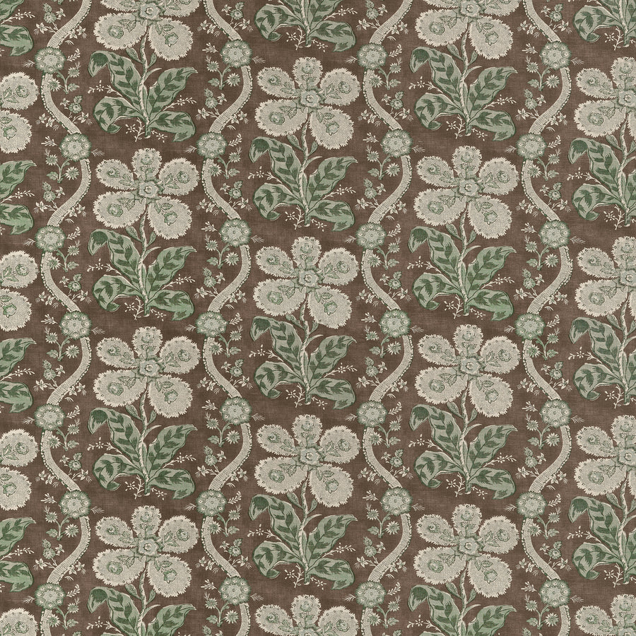 Purchase Anna French Fabric Pattern number AF10720 pattern name St. Gilles color name Brown.