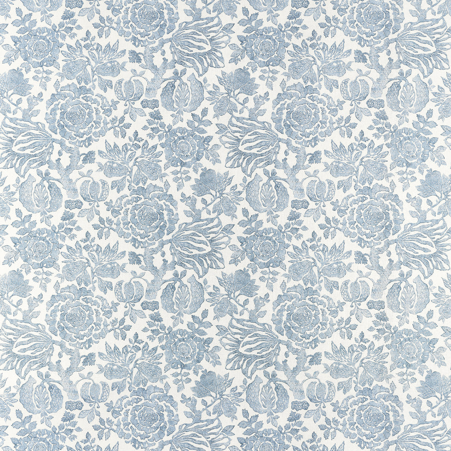 View Anna French Fabric Product AF10730 pattern name Sigourney color name Blue.