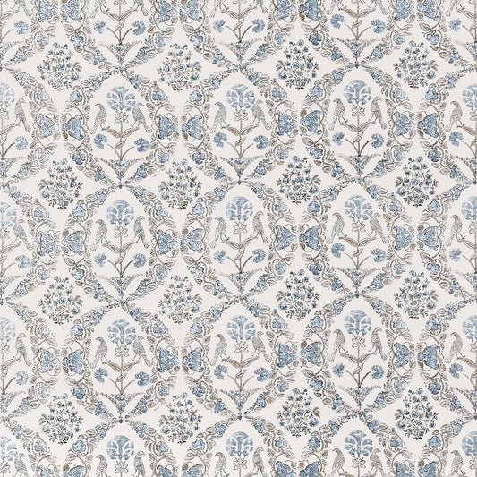 View Anna French Fabric SKU# AF10739 pattern name Paloma color name Spa Blue.