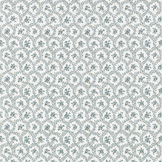 Acquire Anna French Fabric Item AF10763 pattern name Juliette Trail color name Blue and Green.