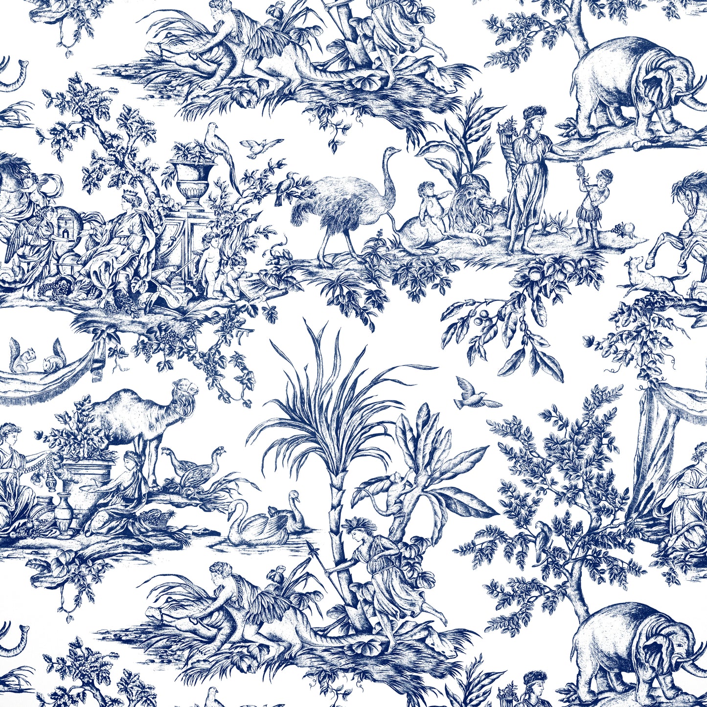 Purchase  Ann French Fabric Pattern AF15171  pattern name  Antilles Toile