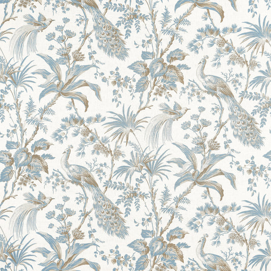 Order Anna French Fabric Pattern# Af57828 Pattern Name Peacock Toile From The Collection Bristol Fabric Book. 
