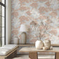 Purchase Af6590 | Tea Garden Ii, Sprig & Heron Coral - Ronald Redding Wallpaper